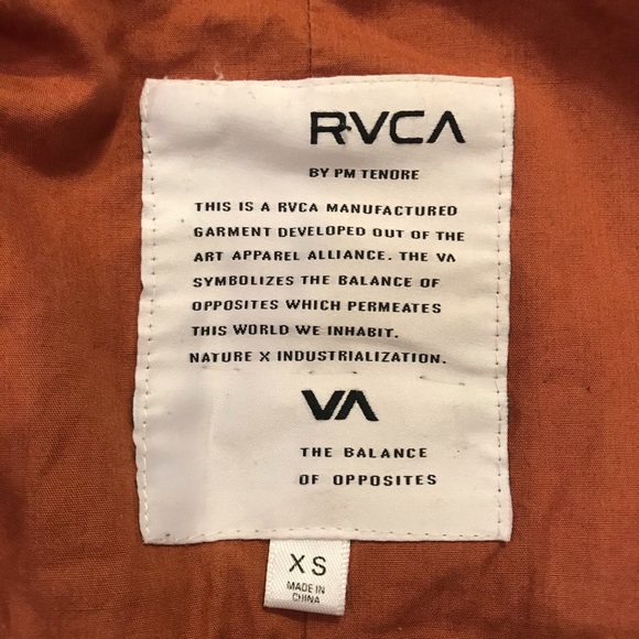 RVCA Rust Military Canvas Jacket - Picture 6 of 14